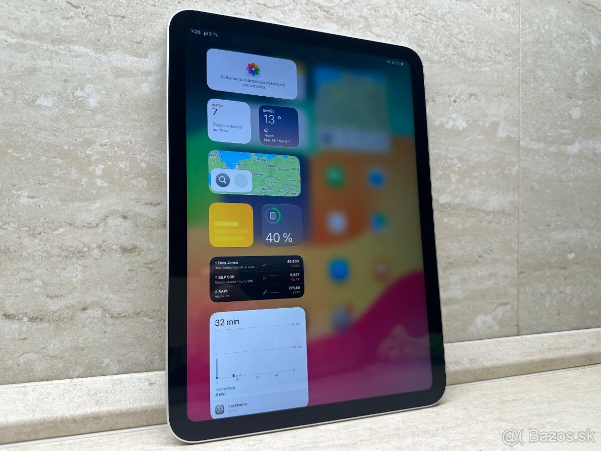 Apple iPad 10.9 (2022) 256GB Wi-Fi Silver, záruka - 6