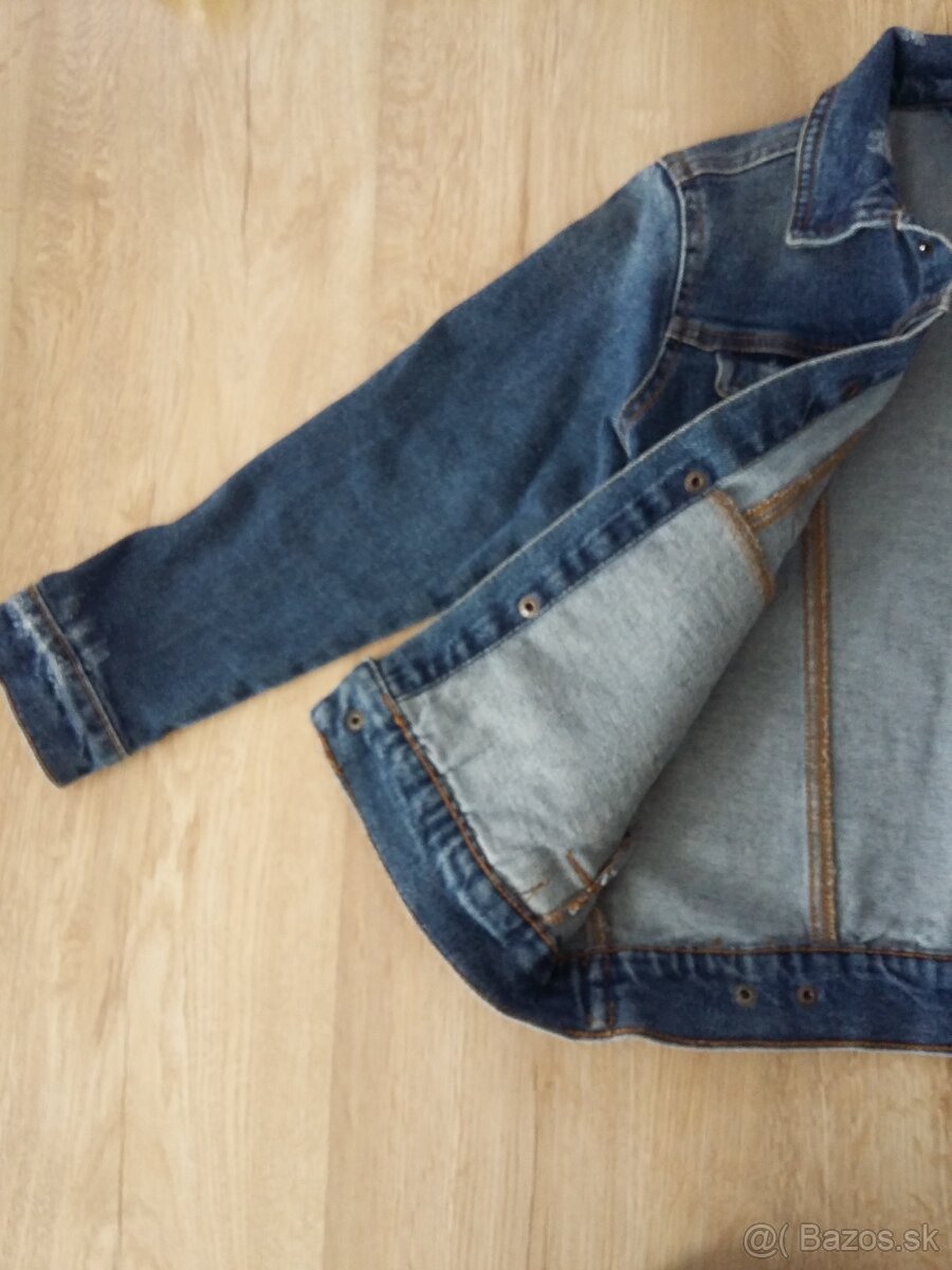 Top stav riflová bunda v super strihu a stave - 6