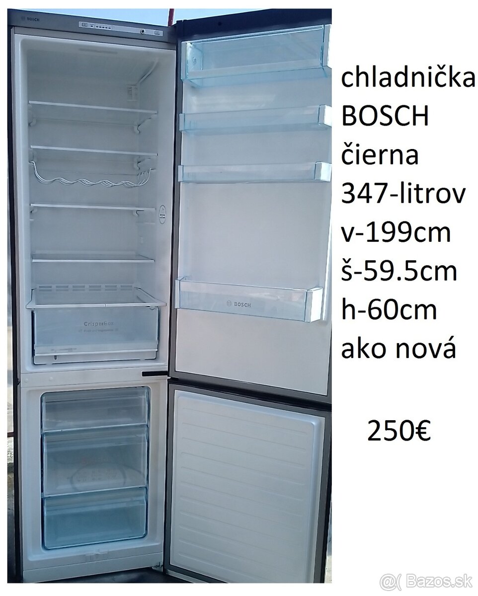 predám chladničku s mrazničkou-nerez aj bielu. - 6