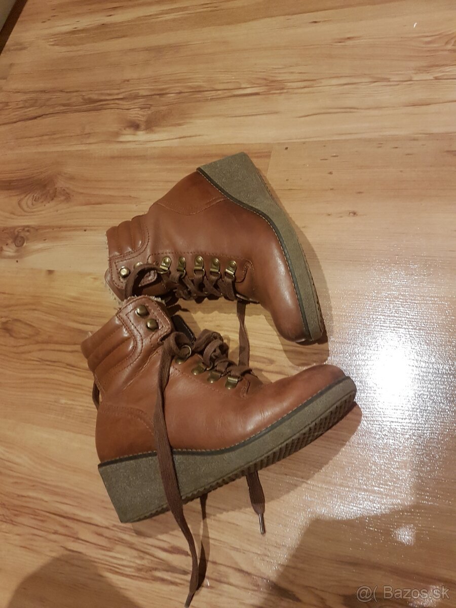 Zateplené topánky/čižmy č.38 - 6