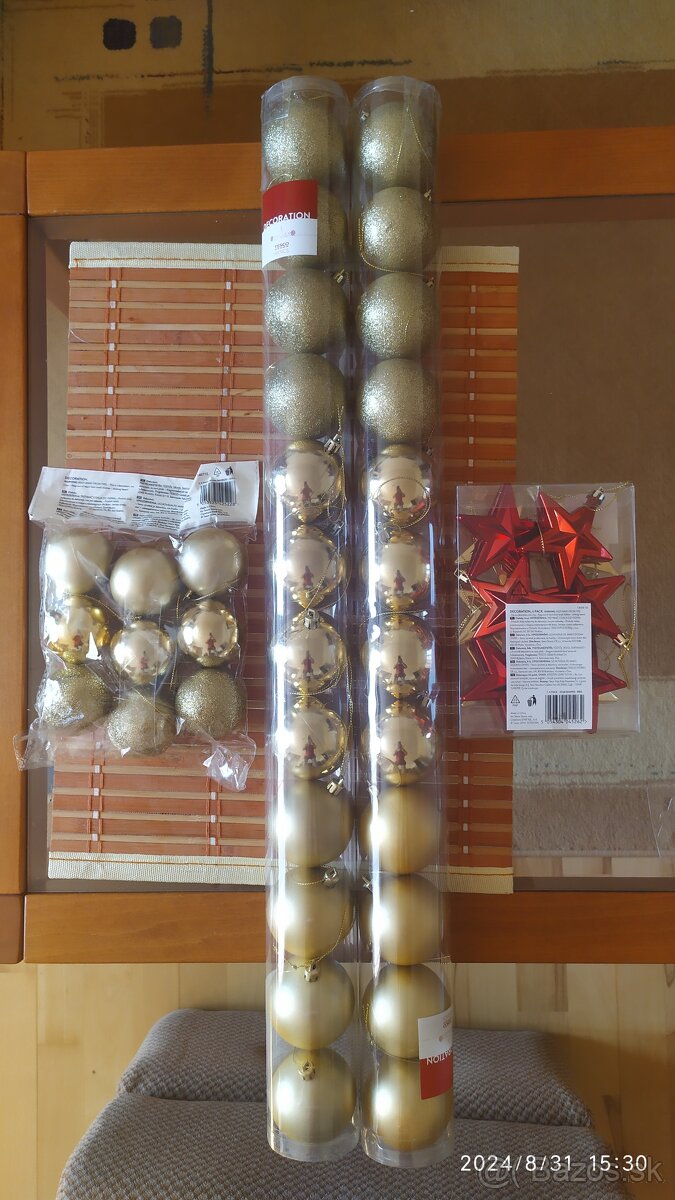 PREDÁM OZDOBY A SVETLÁ NA VIANOČNÝ STROMČEK.. - 6