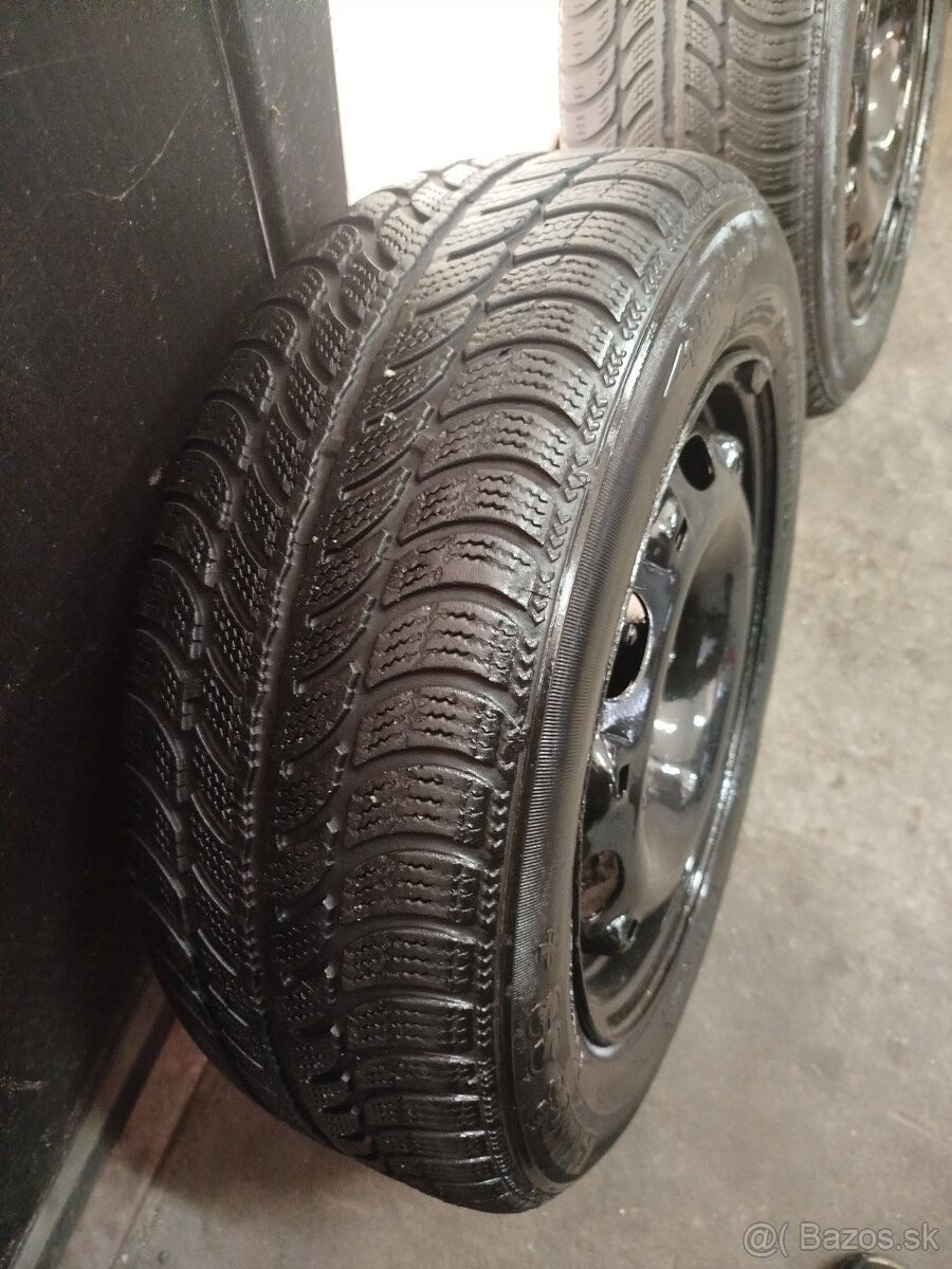 5x100 185/60 R14 zimné 4 .9mm cena 40€ za 4ks - 6