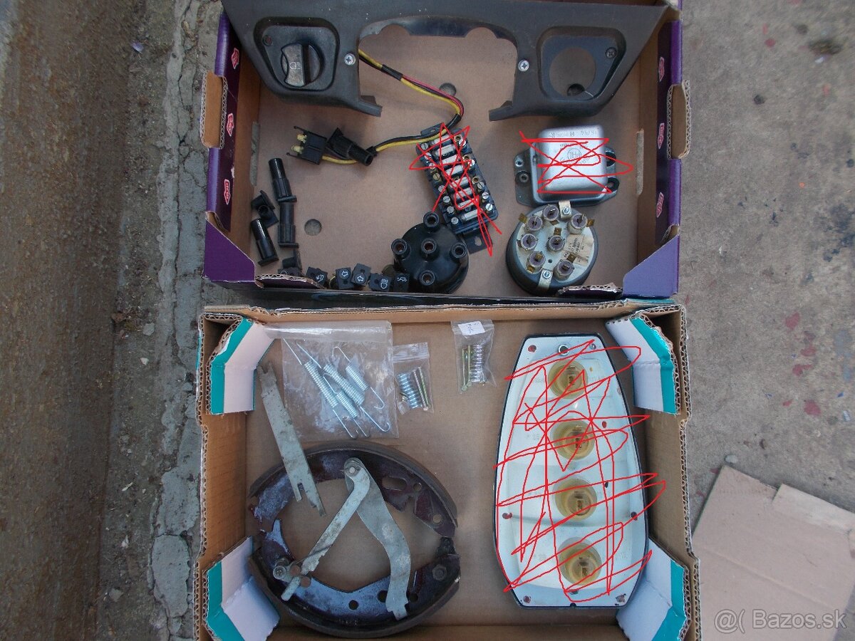 Predam pre skoda 105-120 kliky oken nove smerovky pruzi brzd - 6