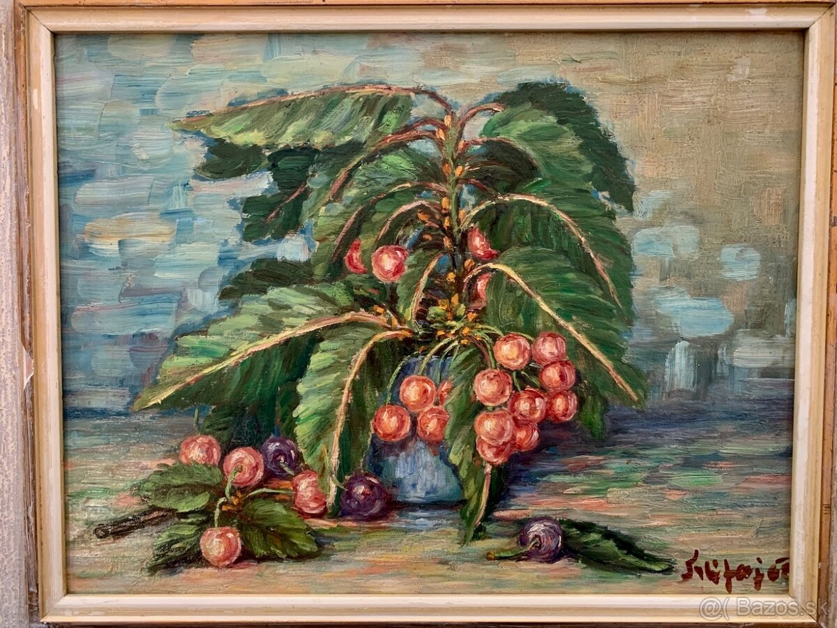 Obraz na sololite , olejomaľba V 41- cm ,Š-50 cm - 6