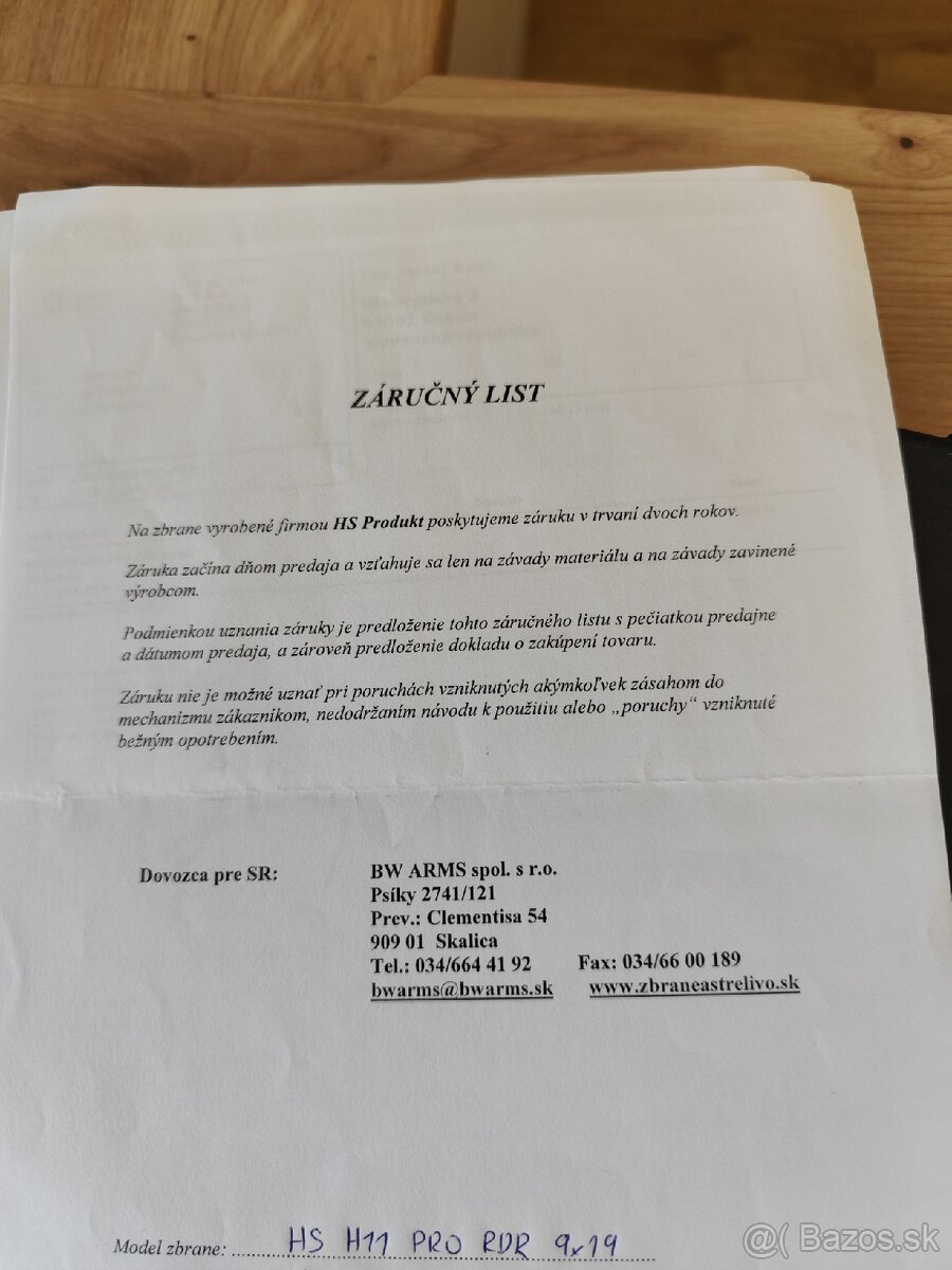 HS H11PRO - 9x19 mm - 6