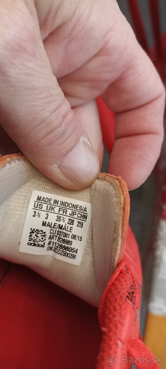 Detske kopacky Adidas X, c.35,5, kožené - 6