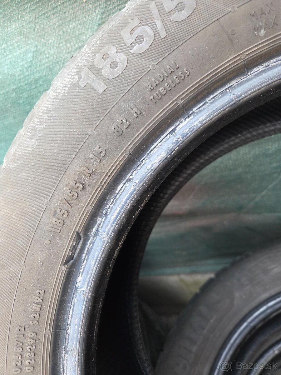 Pneumatiky 185 55 15 letné Zn.continental - 6