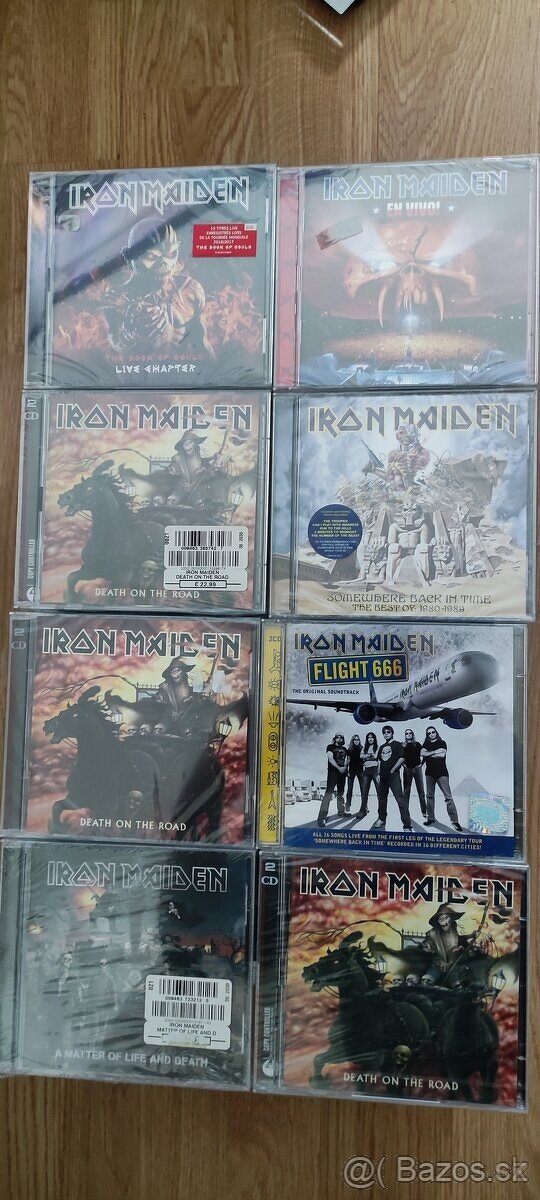 Prodám CD Iron Maiden Nové a Hrané.1 - 6