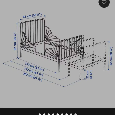 IKEA Minnen rastúca posteľ - 6