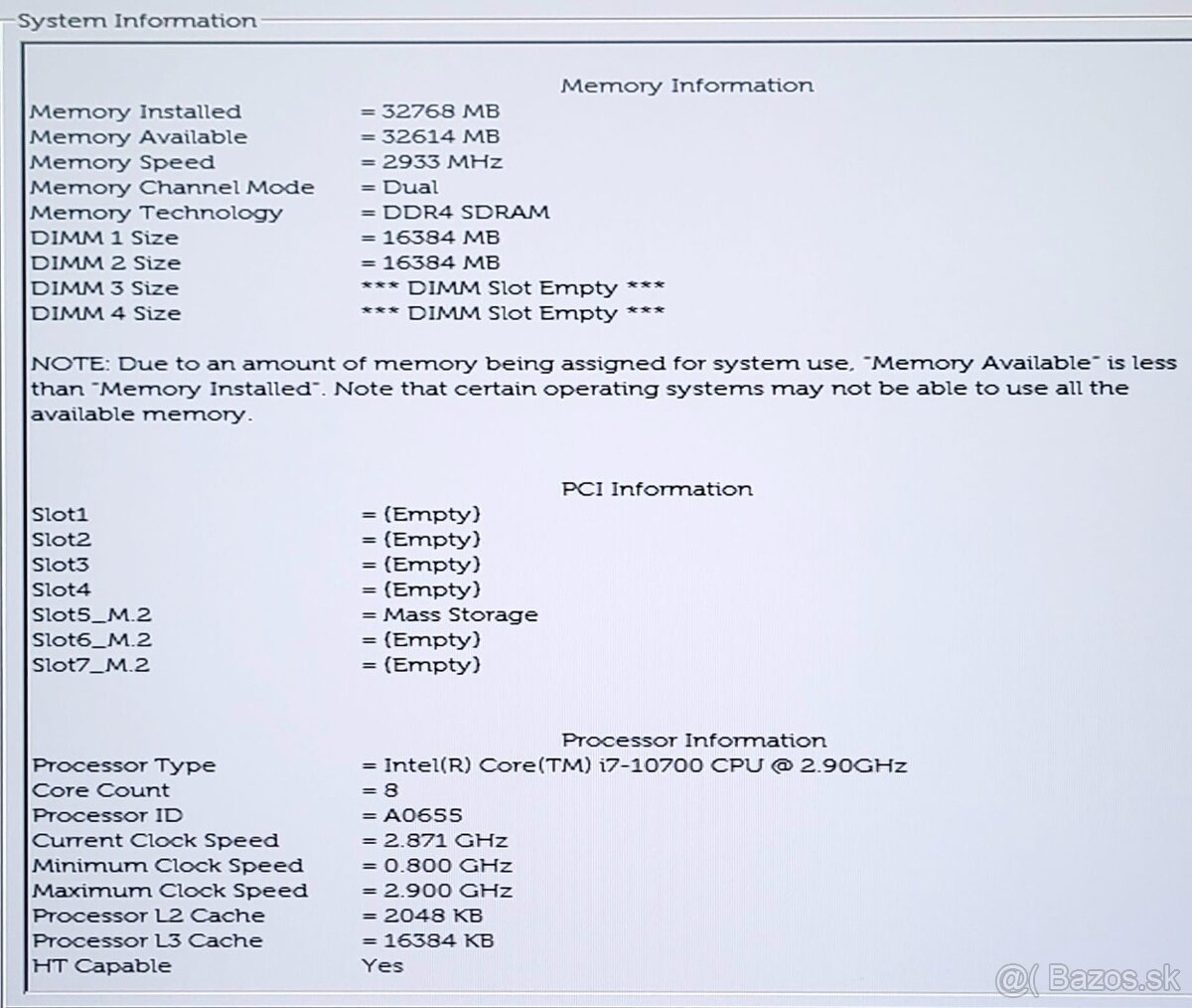DELL Optiplex 7080 - 6