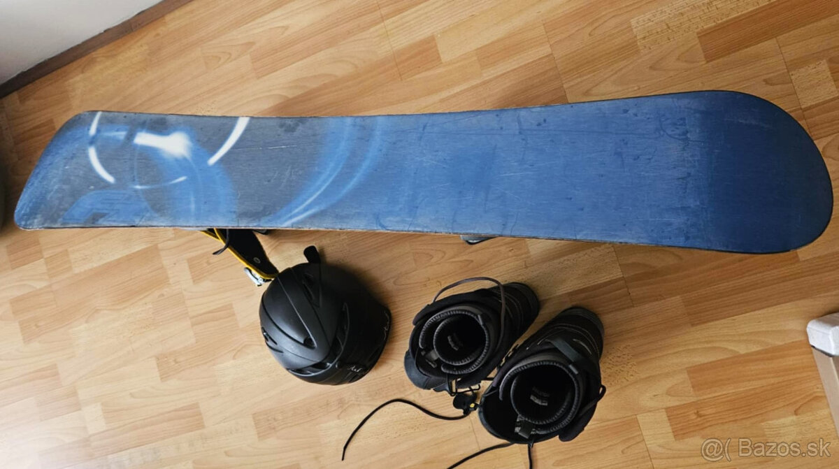 set snowboard F2 Glide, viazanie K2, topánky, prilba - 6