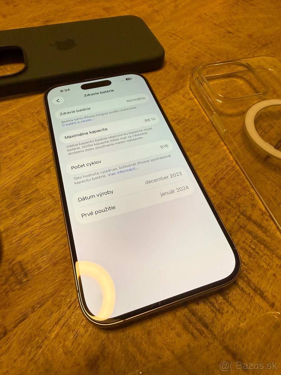 Apple iPhone 15 Pro 128GB Natural Titanium - 6