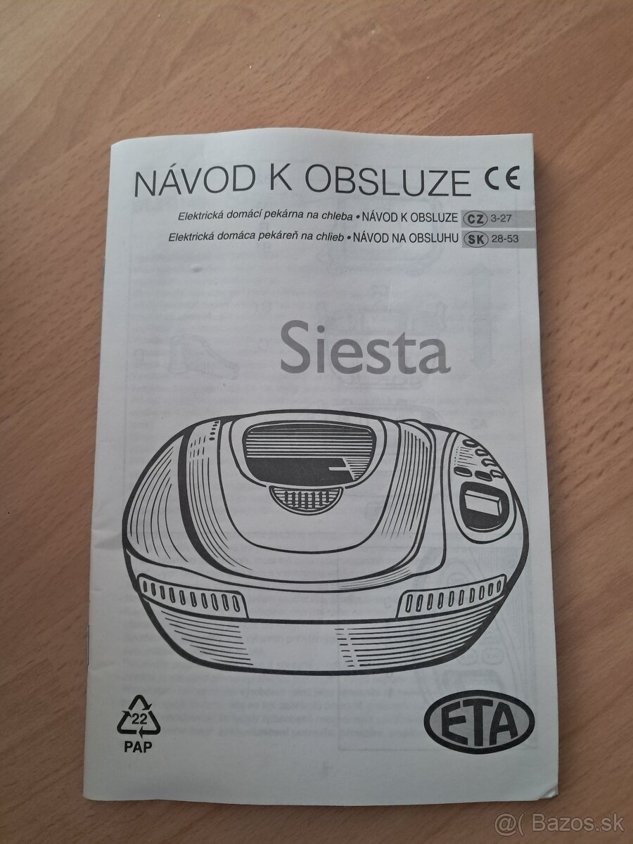 ETA SIESTA Domáca pekáreň - 6