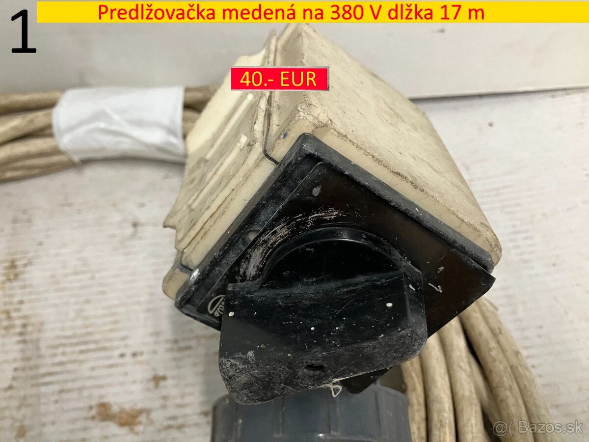 Predlžovačka medená na 380 V - 6