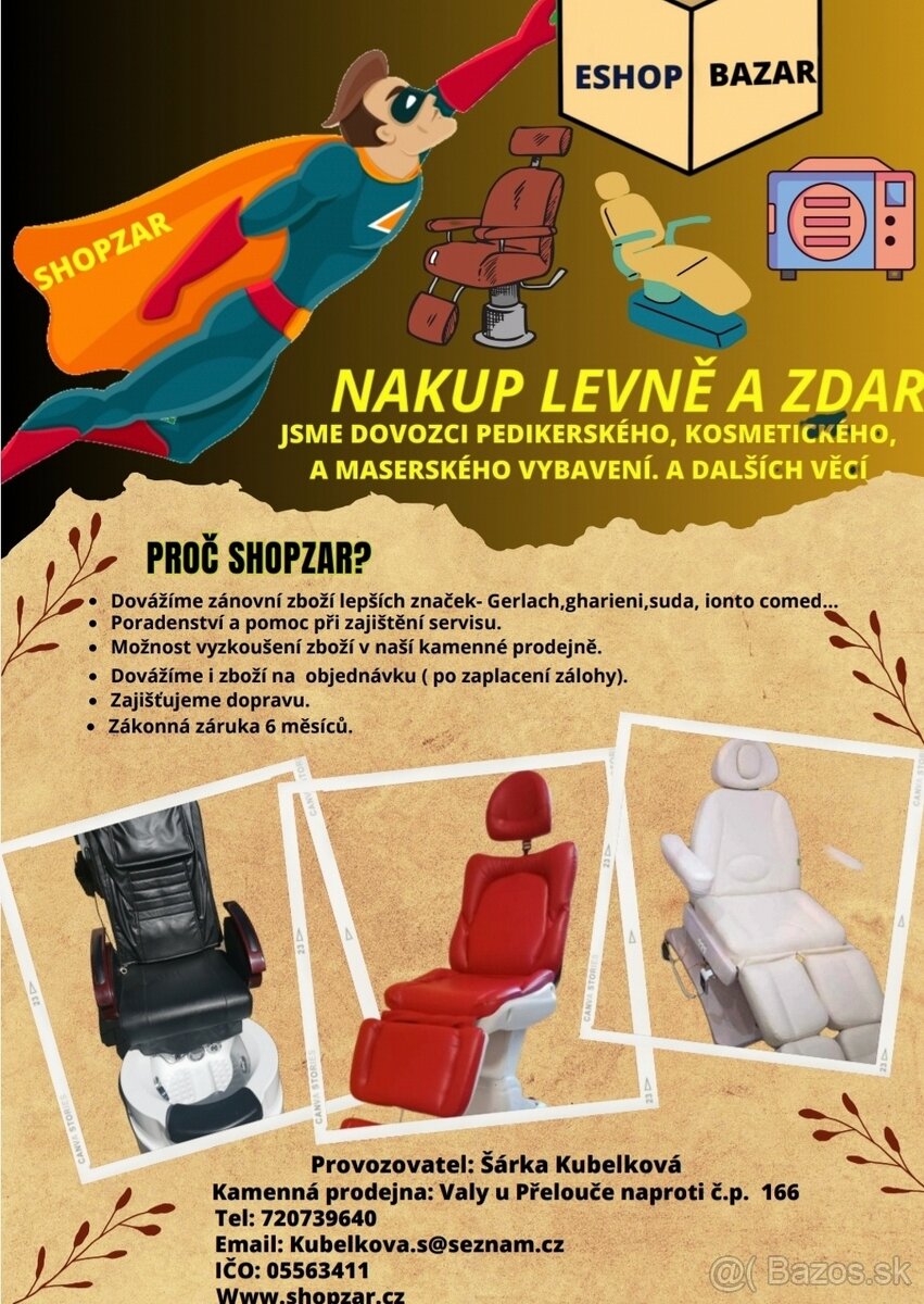 Elektrické Masážní lehátko AKCE - 6