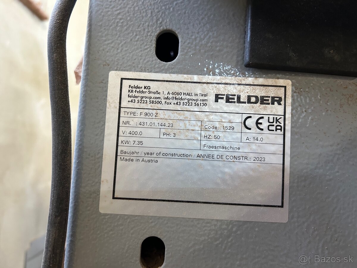 FELDER F900 Z – fréza na predaj - 6