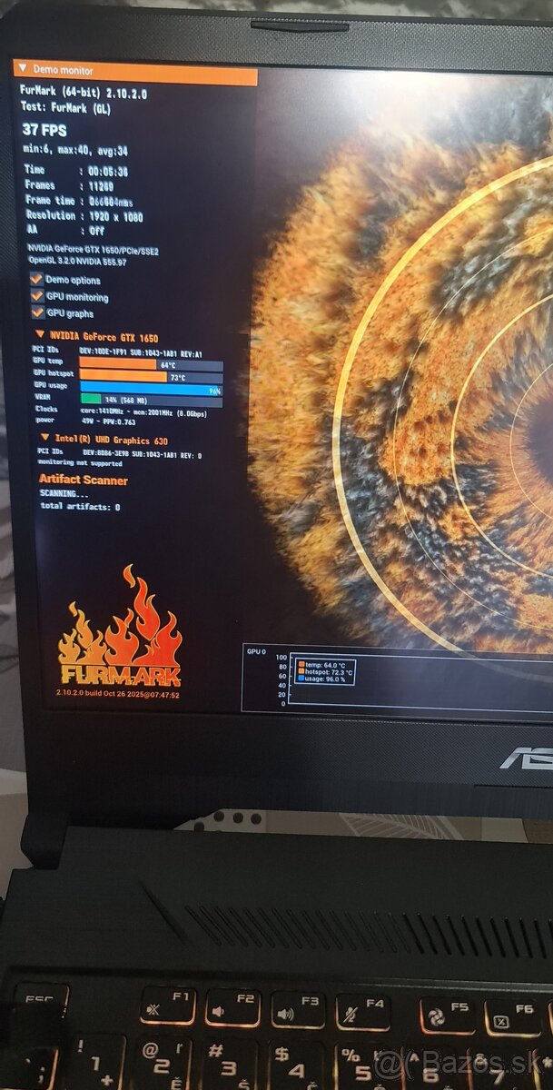 NT ASUS TUF GAMING FX505GT - 6