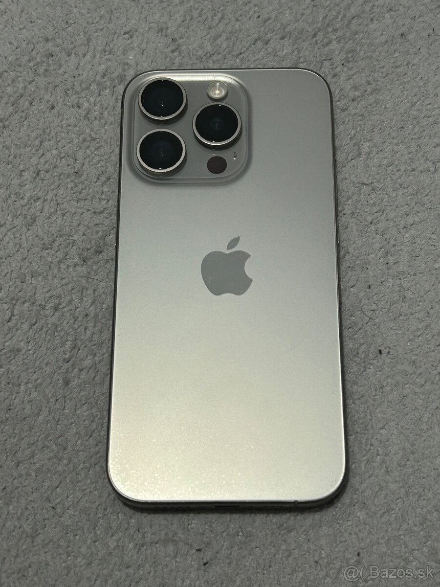Predám Apple iphone 15 PRO 128GB Natural Titanium - 6