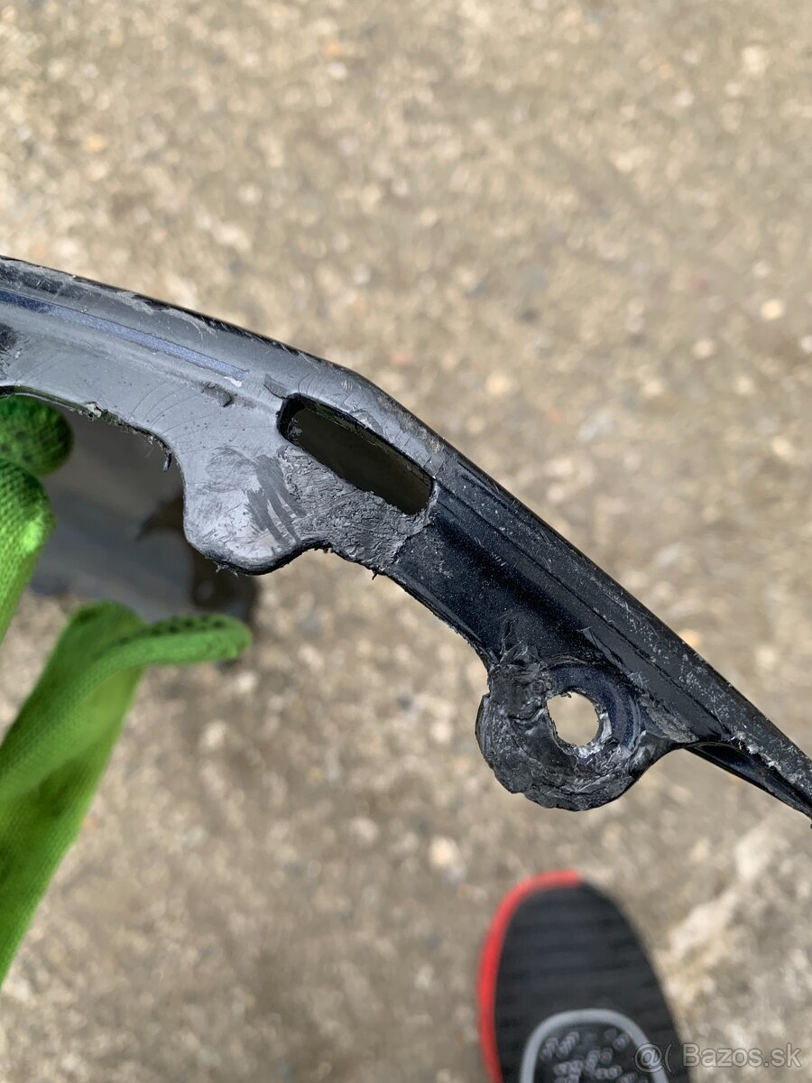 Predni naraznik vw golf 7 vii plny holy cerny - 6