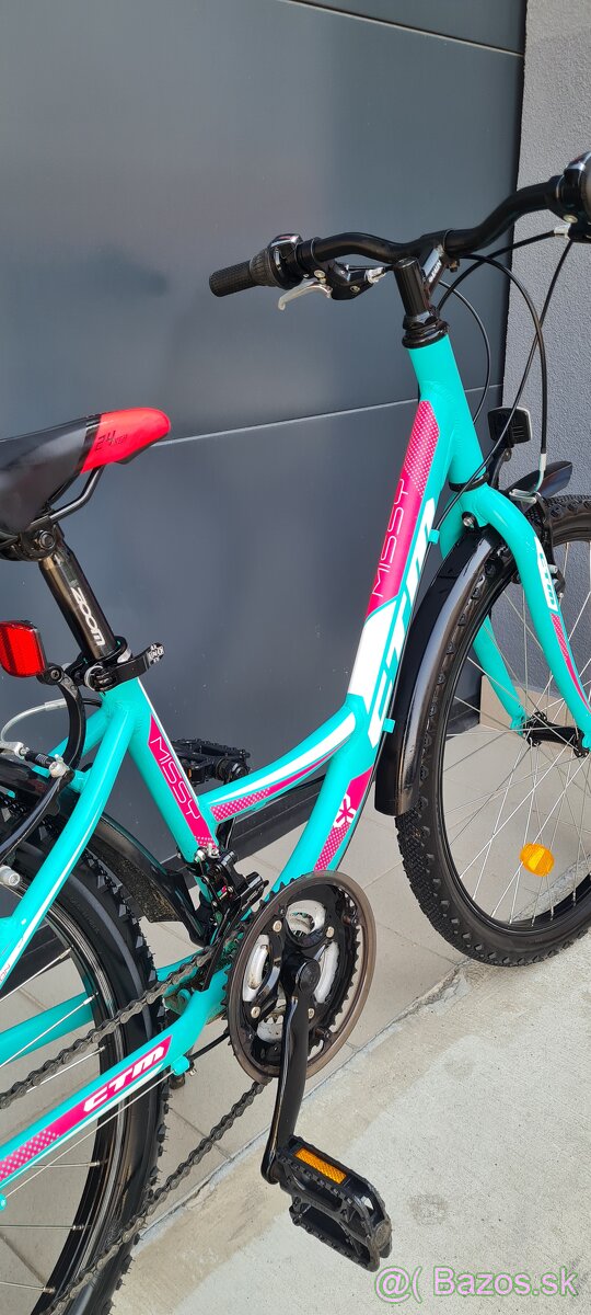 Bicykel Ctm 24" pinkgreen - 6