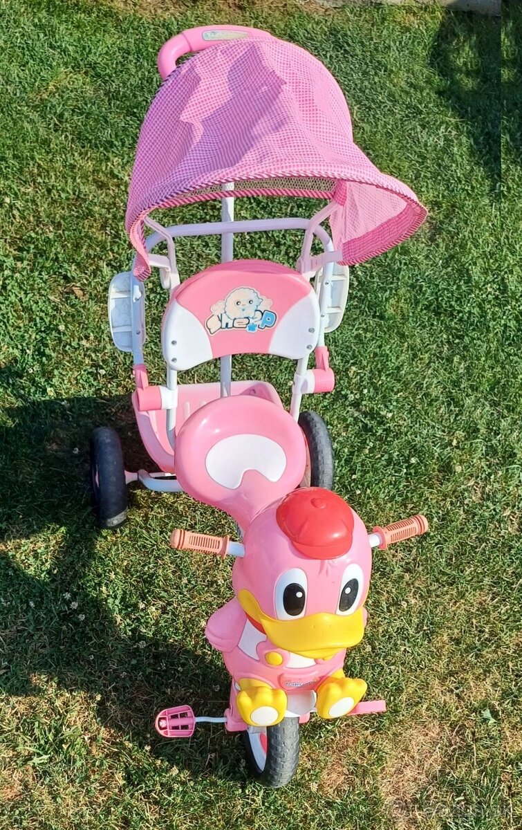 bicykel trojkolesový, kolobežka, detská sedačka - 6