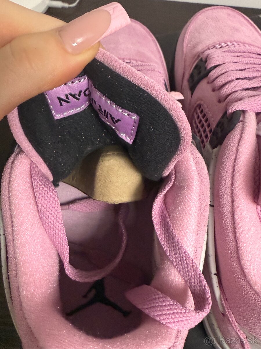 Jordan 4 ruzove tenisky Oreo Pink - 6