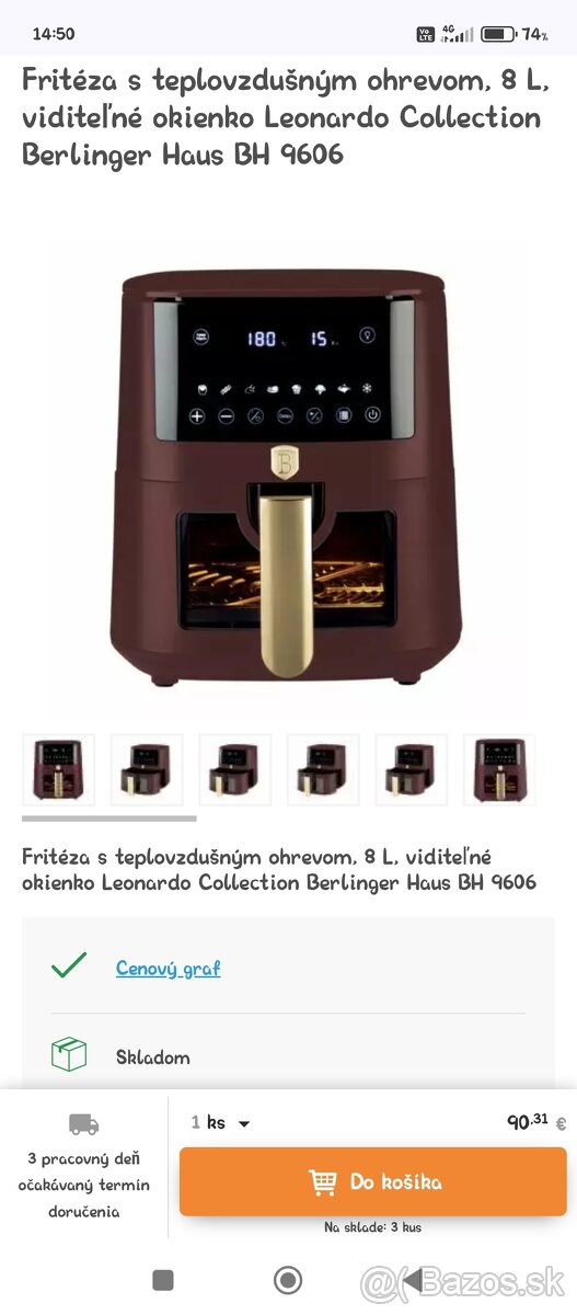 Teplovzdušná friteza Berlinger - 6