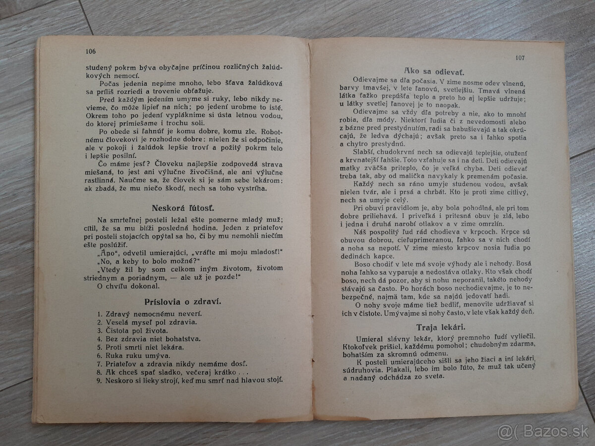 Jozef Sivák - Otčina čítanka, rok 1925 - 6