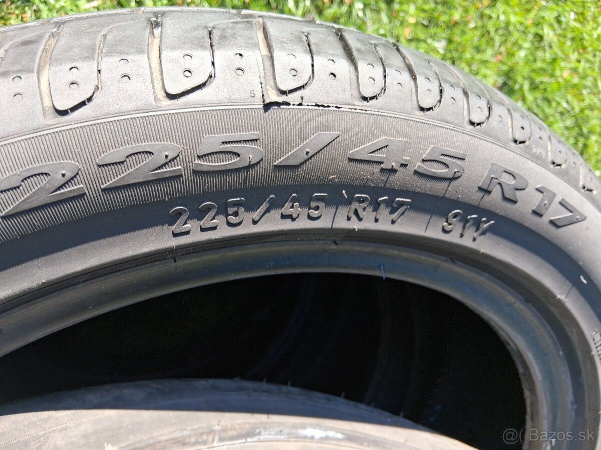 225/45 r17 letné pneumatiky 4 kusy - 6