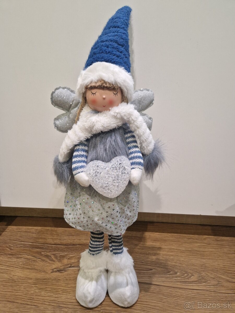 Postavicky Anjelika s led srdieckom a led hviezdou - 6