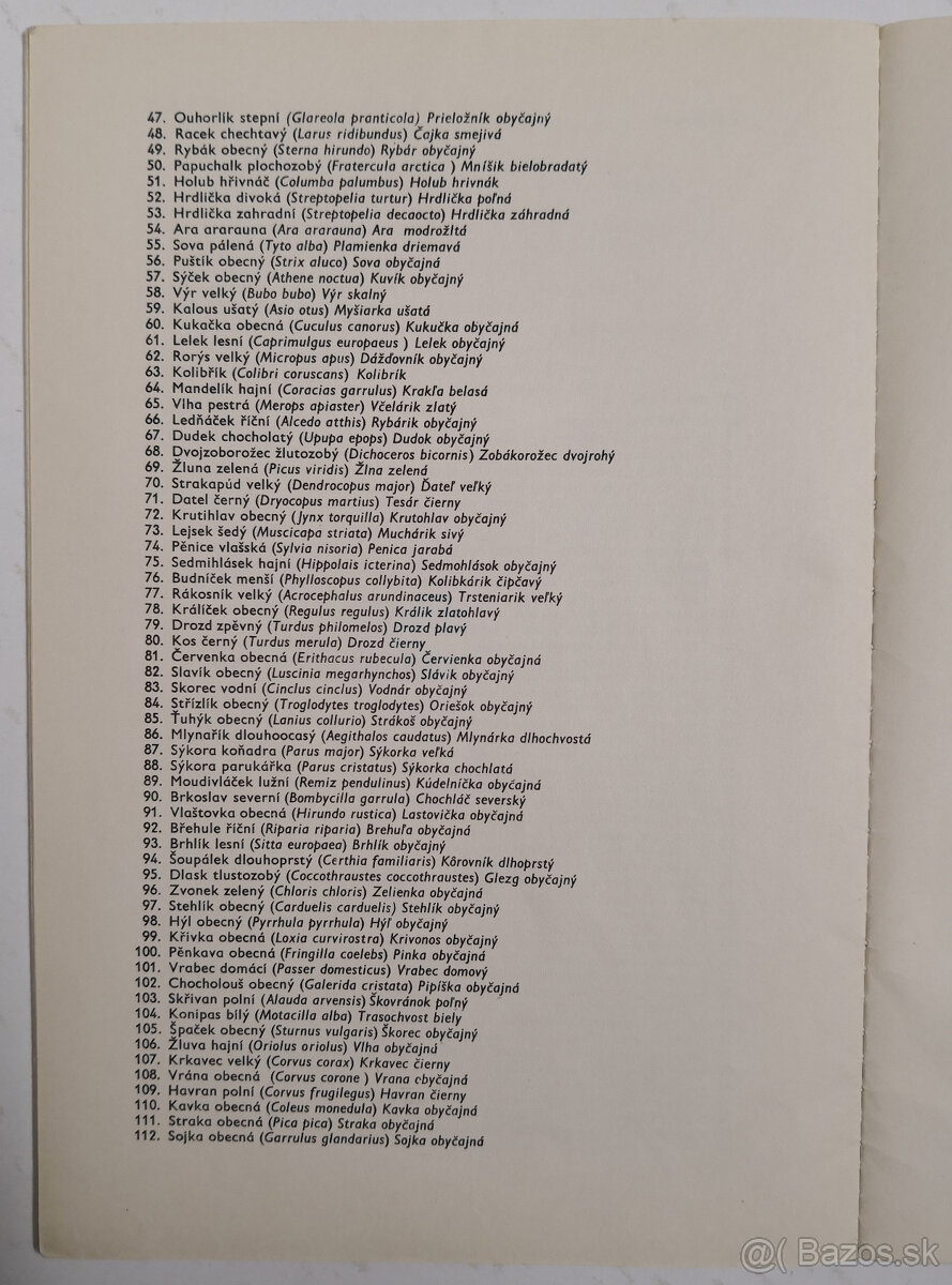 Atlas obratlovců 3-Ptáci - 6