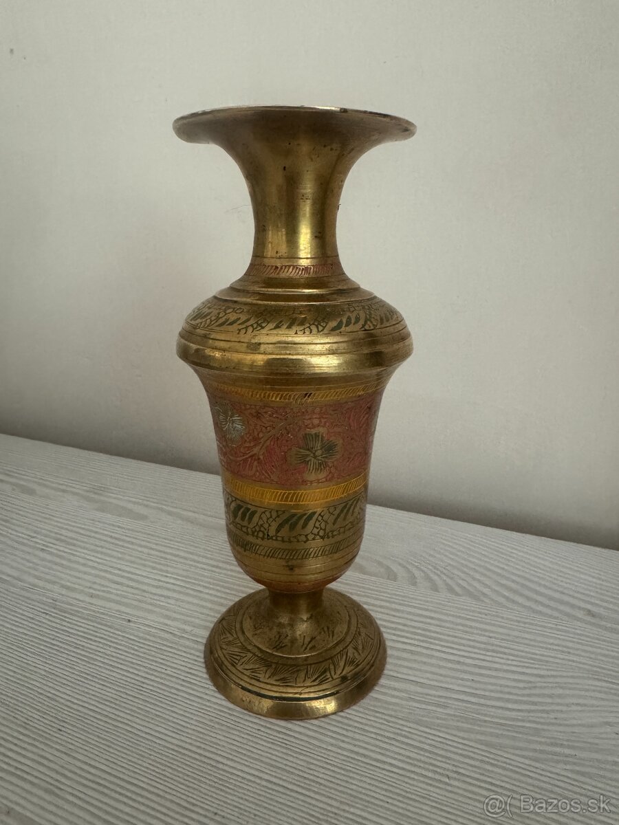 Mosadzne vázy - 2ks - 6