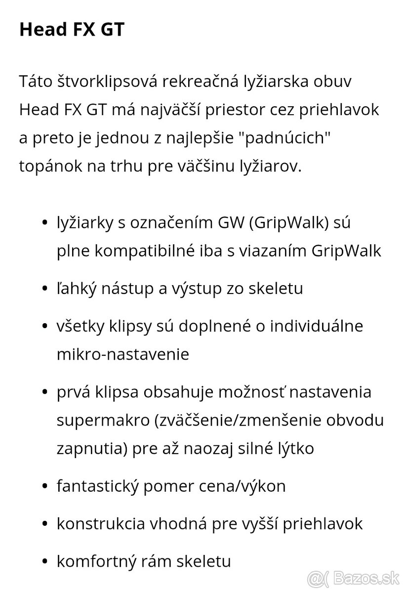 Pánske lyžiarky HEAD FX GT - 6