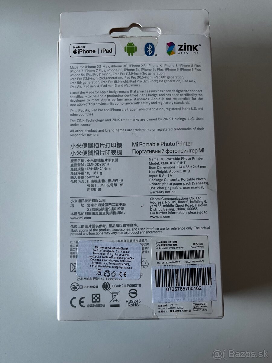 Fototlačiareň Xiaomi - 6