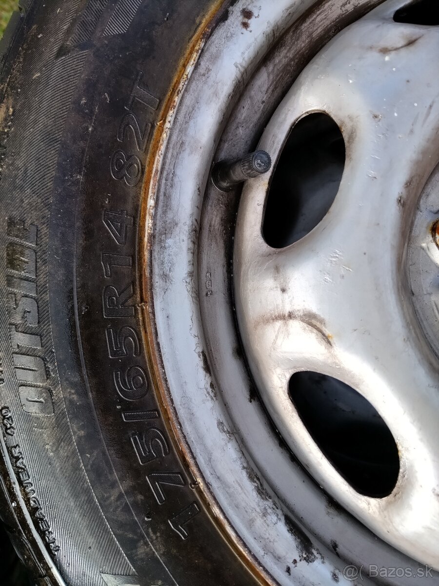 Letné pneu+plech disky 175/65 R14 82T KUMHO - 6