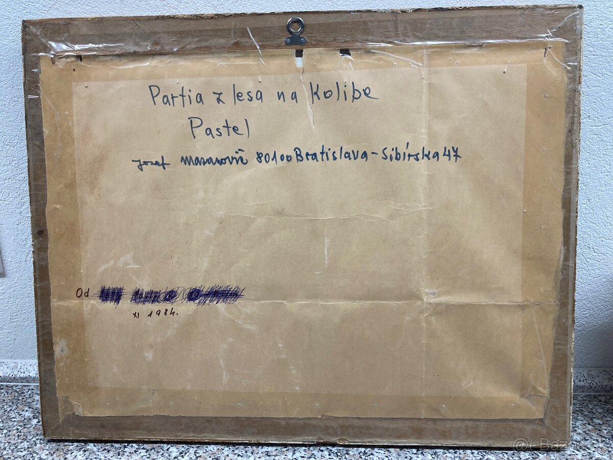 Predám obraz: Masarovič Jozef - Partia z lesa na kolibe - 6