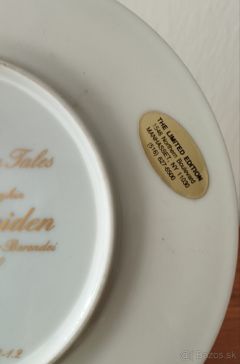 Porcelánový zberateľský tanier - 6