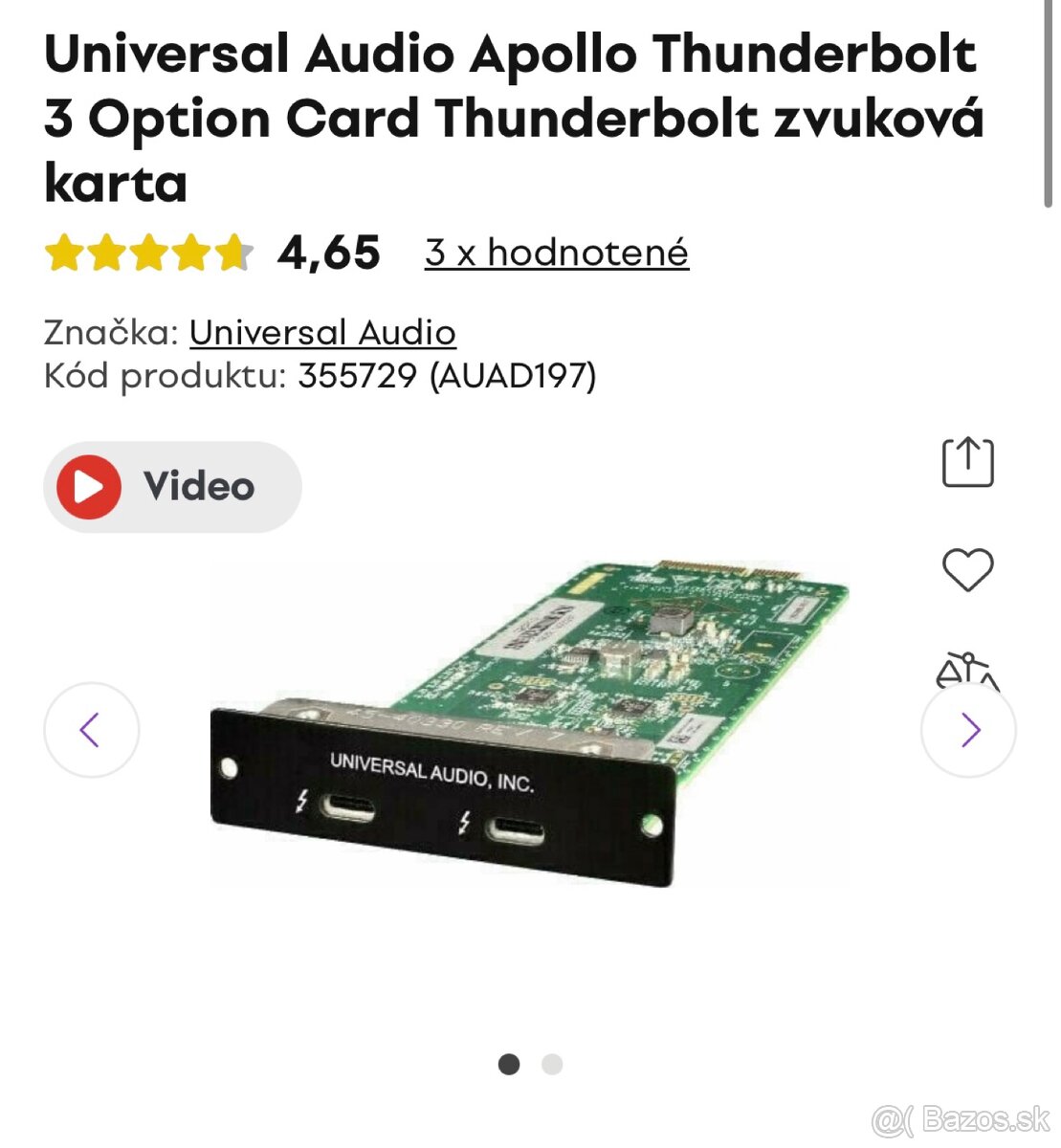 Universal audio apollo FireWire DUO (thunderbolt 3) - 6