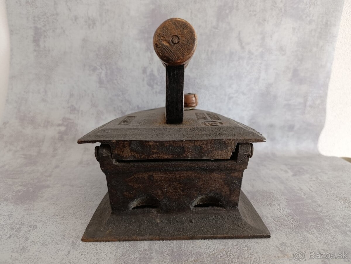 Atypická stará velká žehlička BAWEJA TESTED - 6