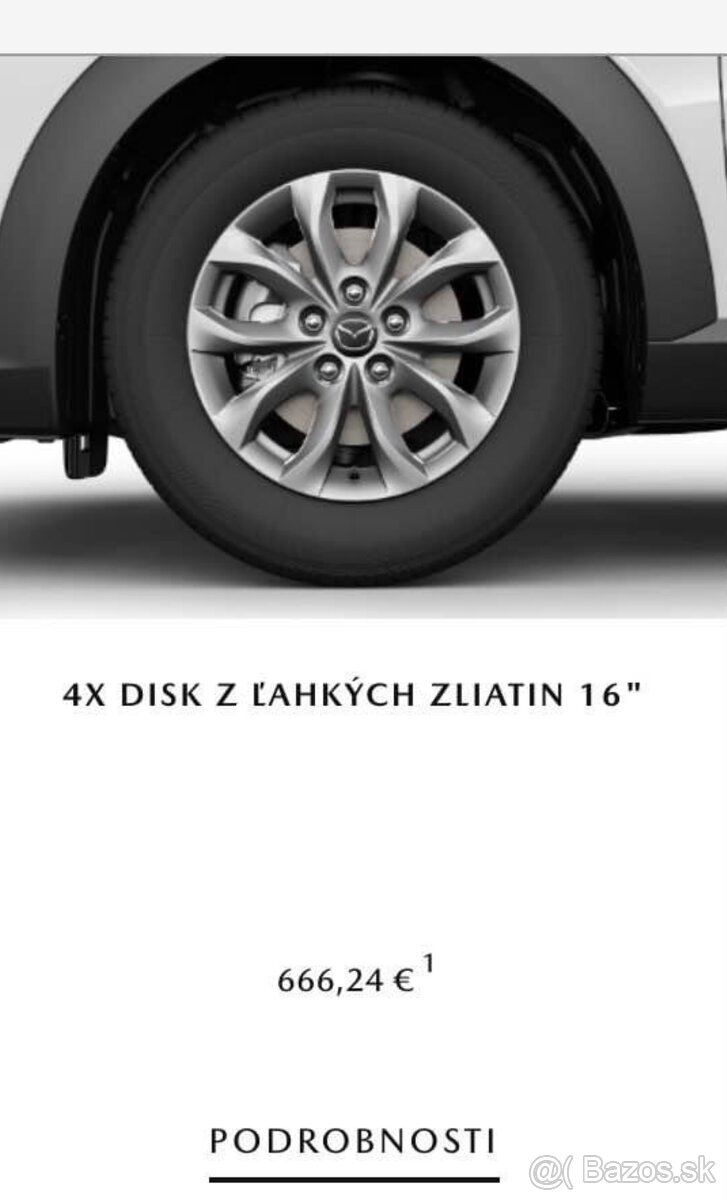 Mazda cx3 disky + zimne gumy - 6