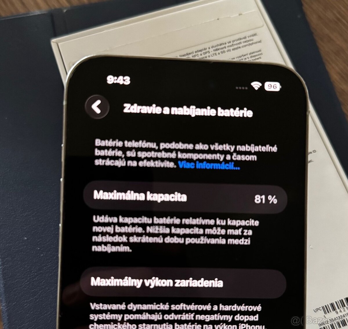 Apple iphone 14pro Max 128GB strieborny - 6