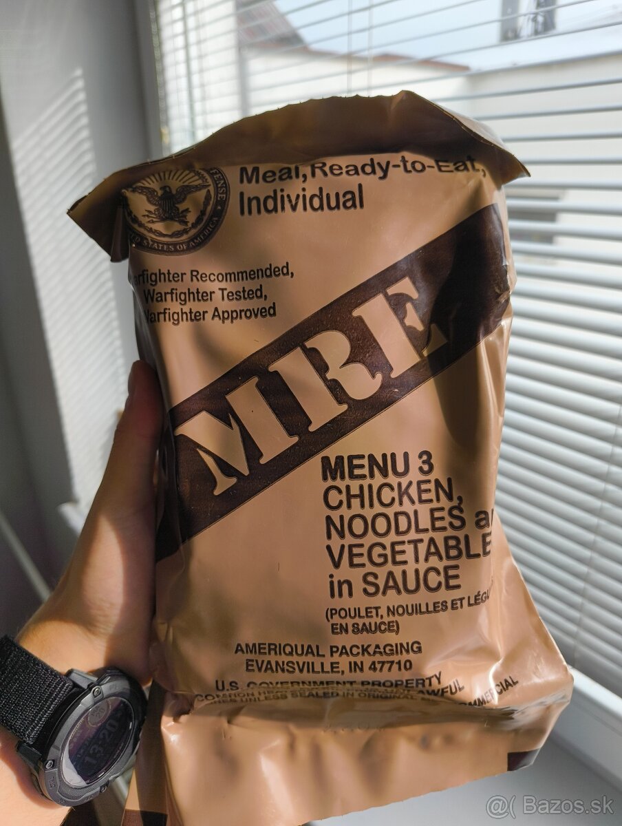 MRE Americkej Armády rôzne menu - 6