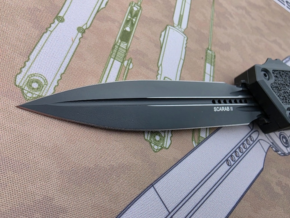 Microtech Scarab II Gen III D/E Black Standard Tactical - 6