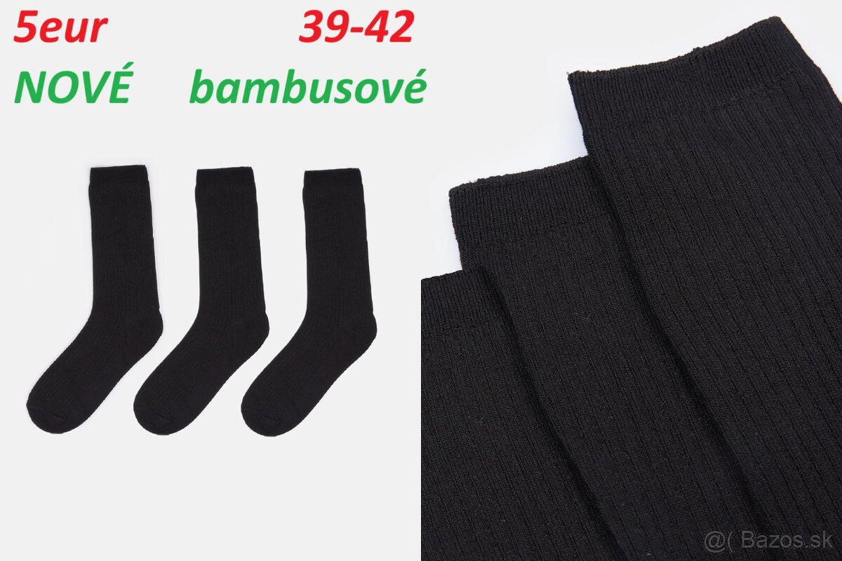 Ponožky - Bavlna, Bambus, Mercer - 6