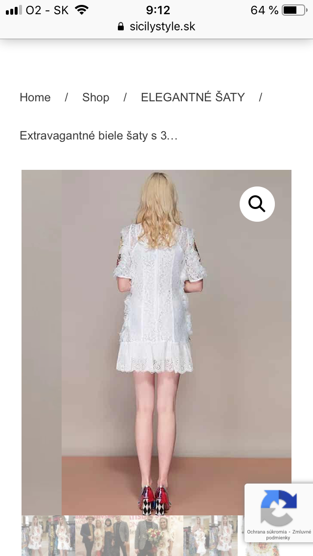 Extravagantné biele šaty s 3D aplikáciami Queen of White - 6