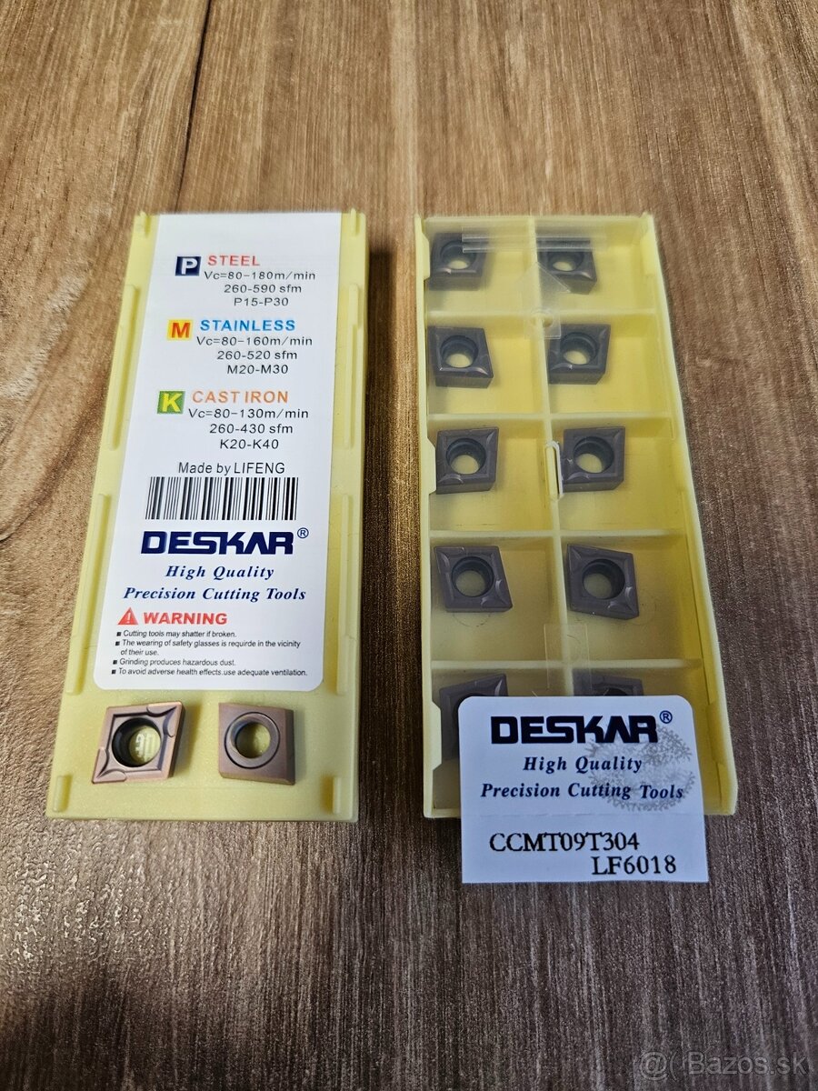 Sústružnícke nože na plátky typu CCMT - 6