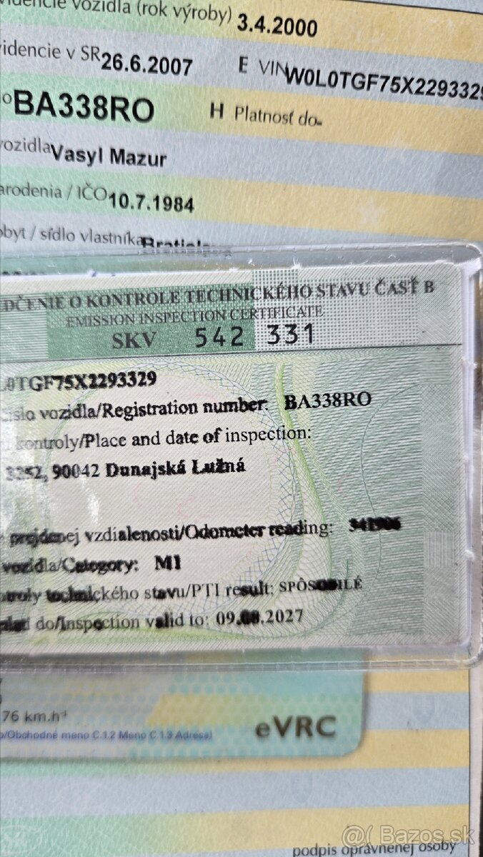 Opel zafira 1.6 benzin - 7miestne - 6