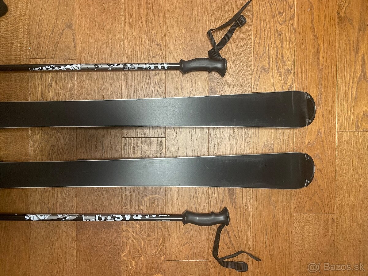 Predám zánovné juniorské lyže 150cm - 6