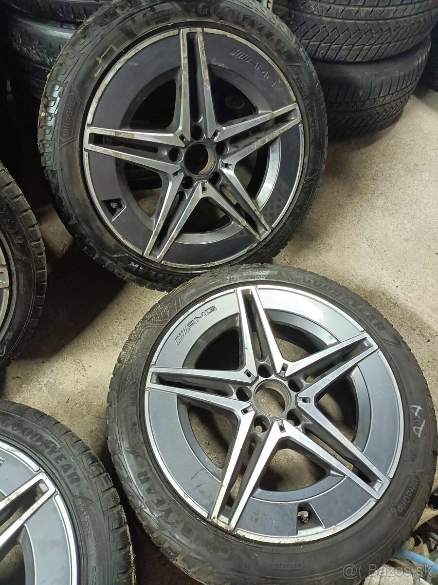 ❄️zimné orig. AMG Mercedes 5x112 R18 pneu dvojrozmer - 6
