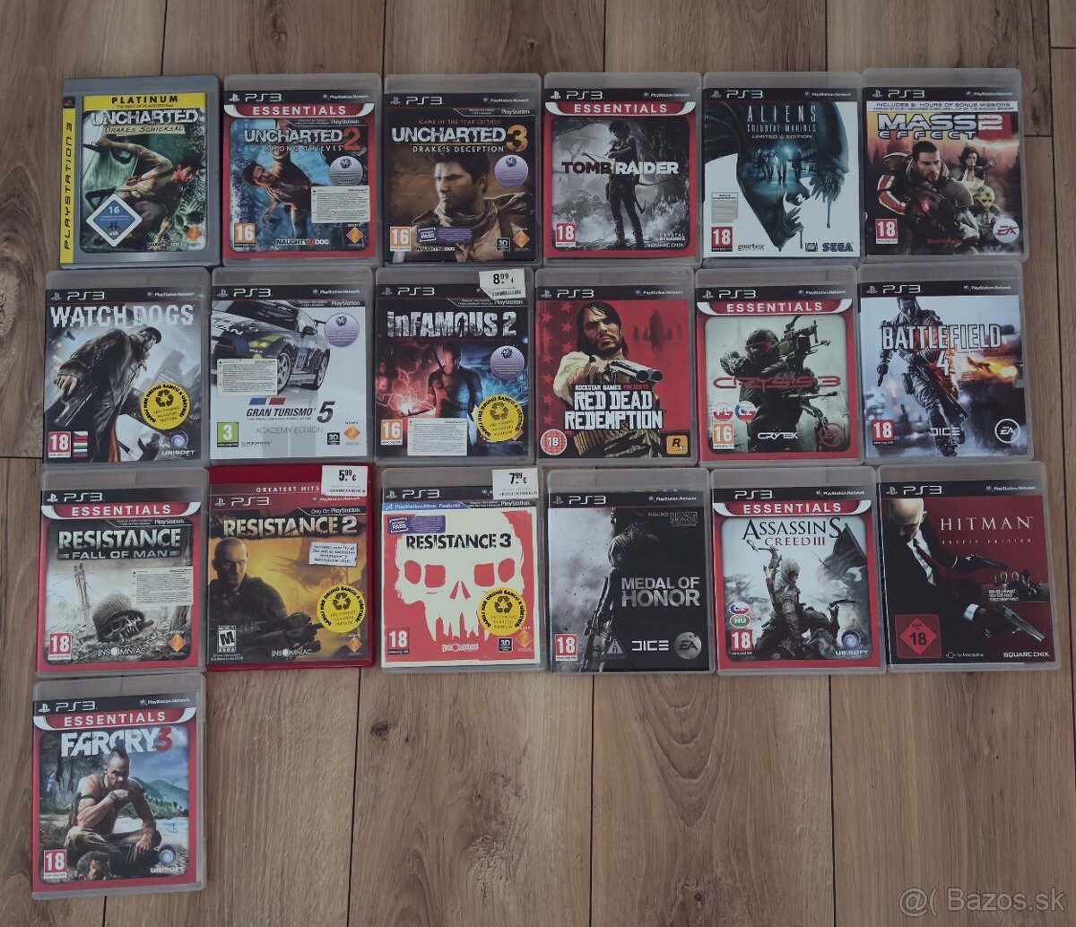 Predám PlayStation 3 + 2 ovládače (kompletný set) - 6